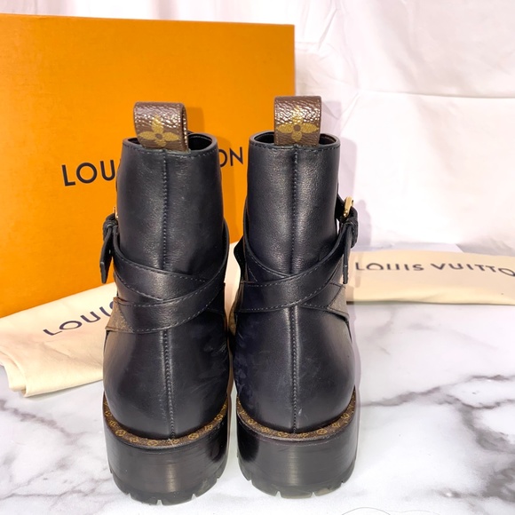 LOUIS VUITTON Ankle Boot SZ 40/US 10 EUC - Picture 6 of 10